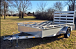 2008 H&H Trailer Aluminum 6ft 4in x 12ft 2990 GVW