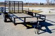 2011 Rice Trailers 76in x 12ft Utility Trailer with Ramp Gate