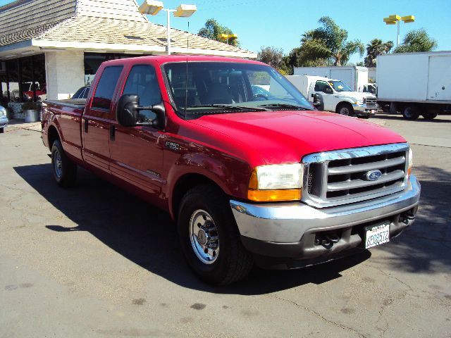 2001 FORD F250 XLT CREW CAB LONG BED 2WD red 2001 ford 250 crew cab xlt long bed 73 turbo diesel 