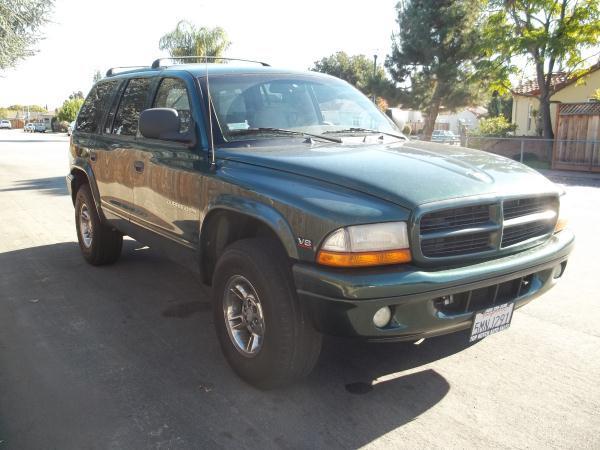 2000 DODGE DURANGO green this is a beautiful green 2000 dodge durango 4 door wagon automatic v8 4