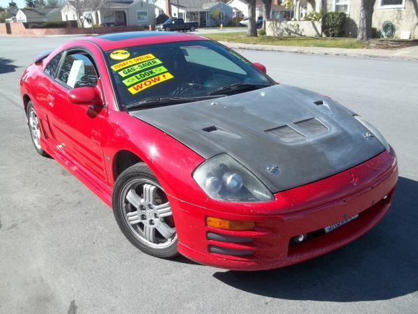 2000 MITSUBISHI ECLIPSE red this is a beautiful red 2000 mitsubishi eclipse 2 door hatchback 5 spe