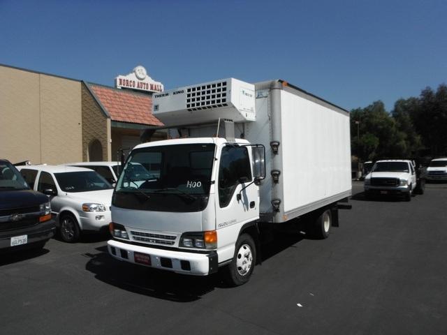 1998 Isuzu NPR DSL 14' REEFER BOX THERMOKING for sale