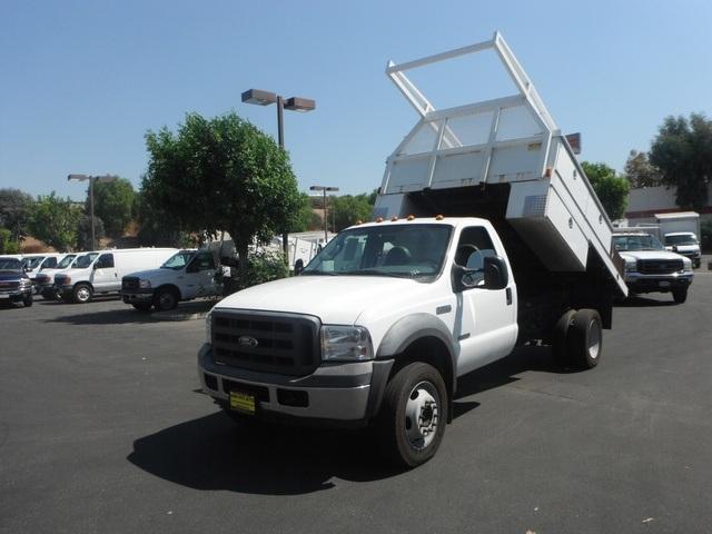 2005 Ford F550 DSL 12' DUMP CONTRACTOR BODY for sale