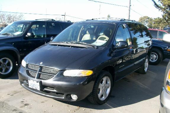 1999 DODGE GRAND CARAVAN ES, black, ...