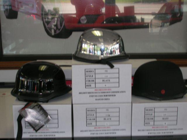 2012 D.O.T HALF HELMETS