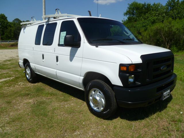 2009 FORD E150 CARGO VAN white quiet flex rubber shelfs on both sides quiet flex bulkhead no ra