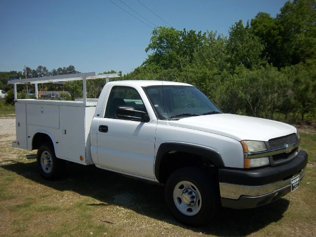 2004 CHEVROLET SILVERADO 2500 SERVICE 2WD white extra wide knapheide service body compartments tha