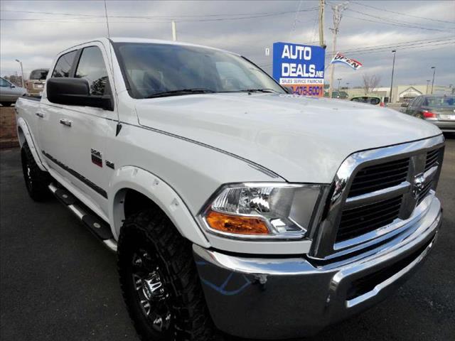 2012 RAM RAM PICKUP CREW CAB OUTDOORSMAN white come and check it out today lowest prices in the s