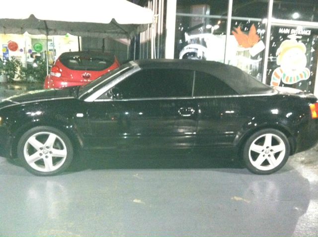 2004 AUDI A4 18T CABRIOLET black this 2004 audi a4 18 turbo convertible black top black over b