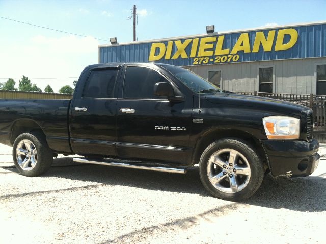 2006 DODGE RAM 1500 SLT QUAD CAB 2WD black 2006 dodge ram 1500 w hemi crew cab fully loaded all